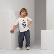 Menčestrové nohavice – CORDUROY PANTS Sivá levanduľa
