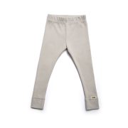 Rebrované legíny – RIBBED LEGGINGS Svetlá sivá – Obrázok 2