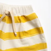 Šortky pásik - STRIPED SHORTS Žltý pásik – Obrázok 4
