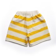 Šortky pásik - STRIPED SHORTS Žltý pásik – Obrázok 3