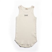 Top tielkový - TANK TOP Prírodná biela – Obrázok 2