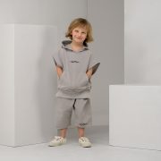 Vesta s kapucňou - SLEEVELESS HOODIE Svetlá sivá