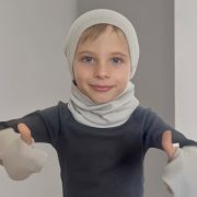 Jednovrstvová rebrovaná čiapka – LIGHT RIB BEANIE Svetlá sivá