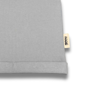 Jednovrstvová rebrovaná čiapka – LIGHT RIB BEANIE Svetlá sivá – Obrázok 3