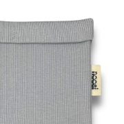 Rebrovaný nákrčník – RIB NECKWARMER Svetlá sivá – Obrázok 3