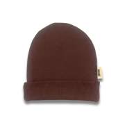 Dvojvrstvová rebrovaná čiapka – RIB BEANIE Hnedá – Obrázok 2