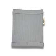 Rebrovaný nákrčník – RIB NECKWARMER Svetlá sivá – Obrázok 2