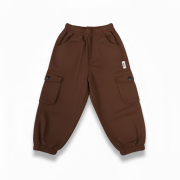 Kapsáčové nohavice – CARGO PANTS Hnedá – Obrázok 3