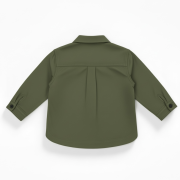 Vrchná košeľa – CARGO OVERSHIRT Olivová zelená – Obrázok 4