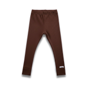 Rebrované legíny – RIBBED LEGGINGS Hnedá