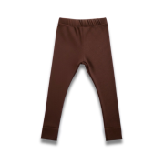 Rebrované legíny – RIBBED LEGGINGS Hnedá – Obrázok 2