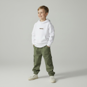 Kapsáčové nohavice – CARGO PANTS Olivová zelená – Obrázok 3