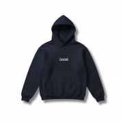 Mikina s kapucňou - noosi HOODIE Tmavá modrá / biela – Obrázok 3