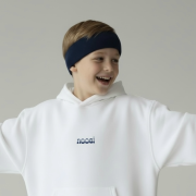 Rebrovaná čelenka – RIB HEADBAND Tmavá modrá