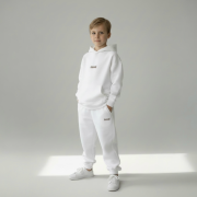 Teplákové nohavice - noosi PANTS Prírodná biela / hnedá