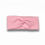 Rebrovaná twist čelenka – RIB TWIST HEADBAND Ružová – Obrázok 3