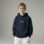 Mikina s kapucňou - noosi HOODIE Tmavá modrá / biela