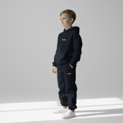 Teplákové nohavice - noosi PANTS Tmavá modrá / biela