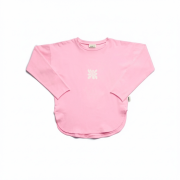 Tričko s dlhým rukávom – BLOOM TEE Ružová / biela – Obrázok 2