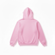 Mikina s kapucňou - noosi HOODIE Ružová / biela – Obrázok 3
