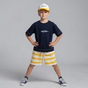 Tričko s krátkym rukávom – SIGNATURE T-SHIRT Tmavá modrá / biela