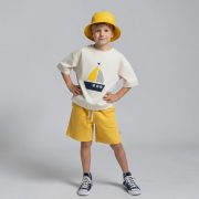 Tričko s krátkym rukávom – SAILOR T-SHIRT Prírodná biela – Obrázok 4
