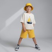 Tričko s krátkym rukávom – SAILOR T-SHIRT Prírodná biela