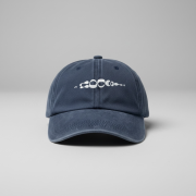 Šiltovka – WASHED DENIM CAP Modrá – Obrázok 3