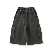 Cargo šortky – CARGO SHORTS Antracitová – Obrázok 4