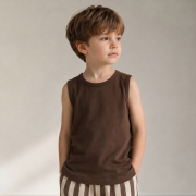 Top - ESSENTIAL TANK TOP Hnedá