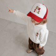 Šiltovka – STATEMENT TRUCKER CAP Červená / SMILE
