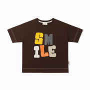 Tričko s krátkym rukávom – STATEMENT T-SHIRT Hnedá / oranžová – Obrázok 2