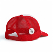 Šiltovka – STATEMENT TRUCKER CAP Červená / SMILE – Obrázok 3