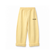 Rastúce barrel nohavice – BARREL PANTS Jemná žltá – Obrázok 2