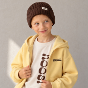 Pletená čiapka - RIB KNIT BEANIE Hnedá