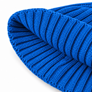 Pletená čiapka - RIB KNIT BEANIE Kráľovská modrá – Obrázok 4