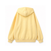 Mikina na zips – ZIP HOODIE Jemná žltá – Obrázok 3
